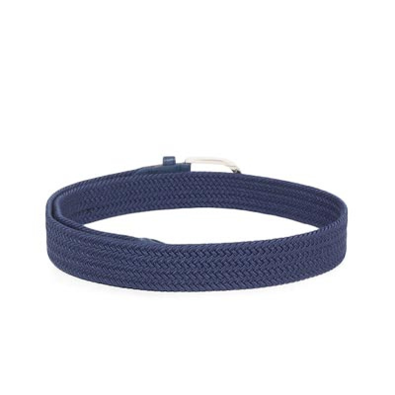 Unisex Blue Braided Belt