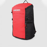 Unisex Black & Red Backpack with Compression Straps