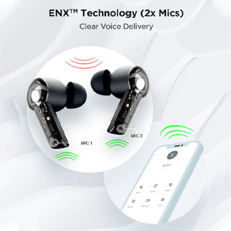 Black Airdopes 411 ANC M TWS Earbuds with upto 17.5hrs Playback
