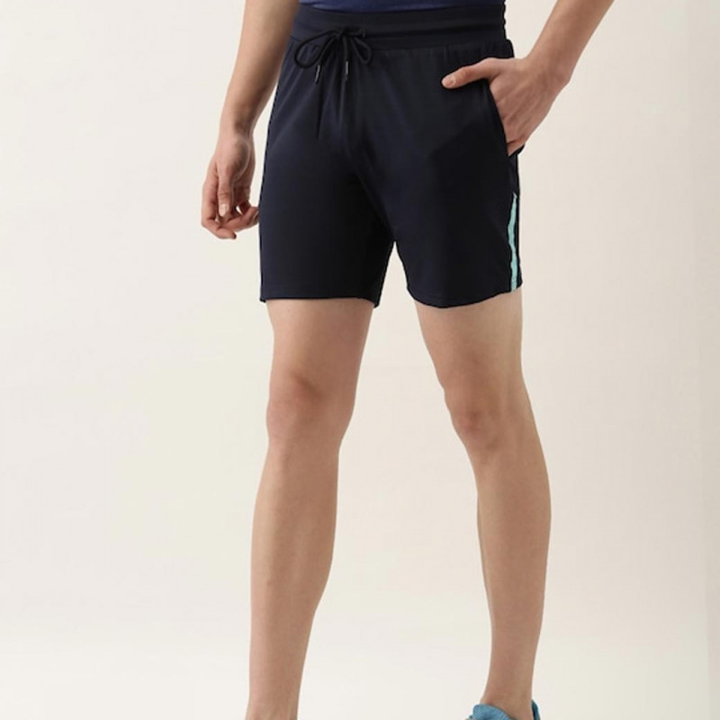 "Men Navy Blue Lounge Shorts "